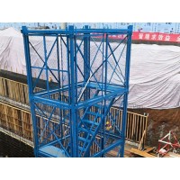 施工安全梯笼采购-「合新建材」安全爬梯-基坑梯笼批发@湖南
